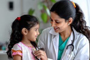visit a pediatrician